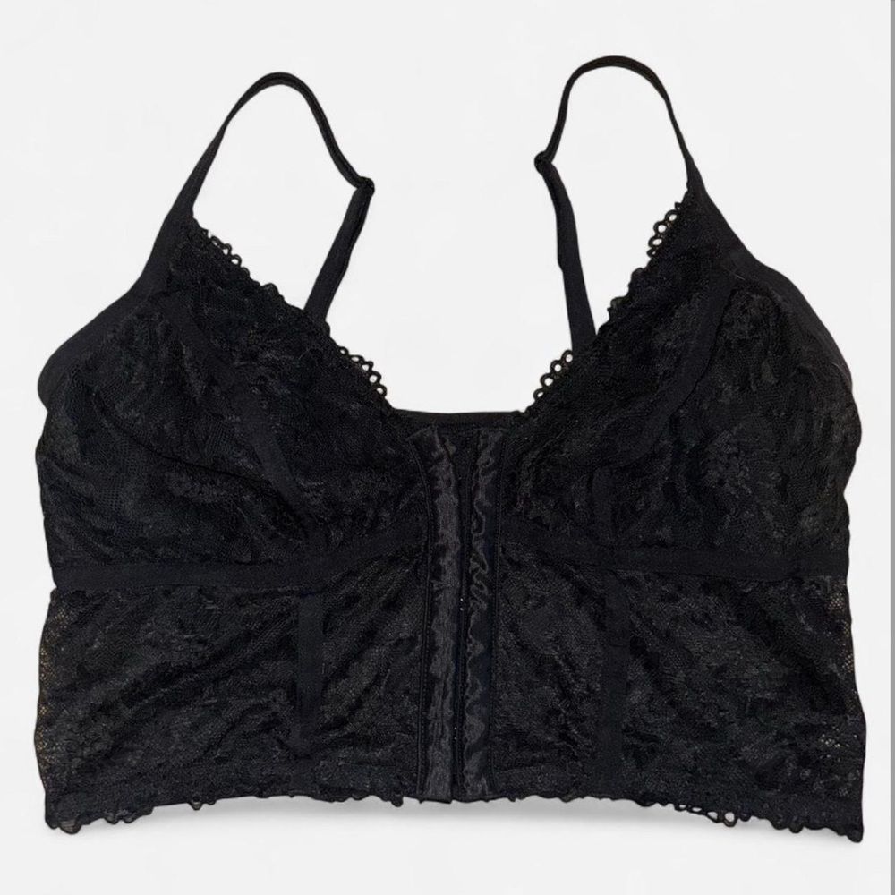 Black Lace Corset Tank Top